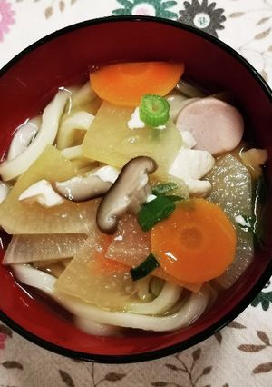 胃腸に優しいあったか煮込みうどん-レシピのメイン写真