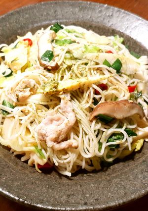 発酵筍（メンマ）でソーメンチャンプルー-レシピのメイン写真