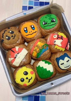 可愛いチョコチップちぎりメロンパン-レシピのメイン写真