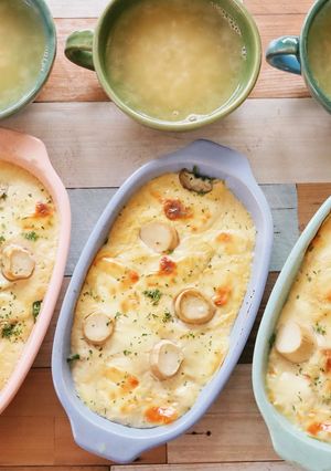 豆腐でヘルシー！なんちゃって帆立グラタン-レシピのメイン写真
