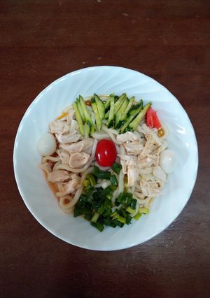 高タンパク冷やしうどん-レシピのメイン写真
