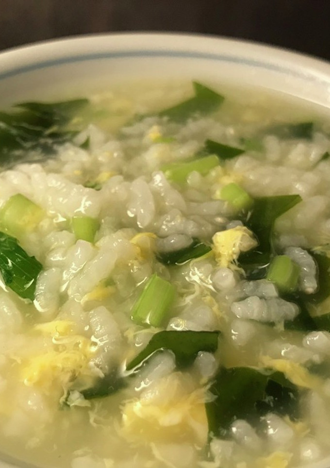 炊飯器で作る簡単たまご草粥-レシピのメイン写真