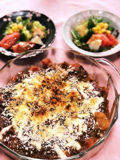 昨夜のカレーで簡単焼きカレー-レシピのメイン写真