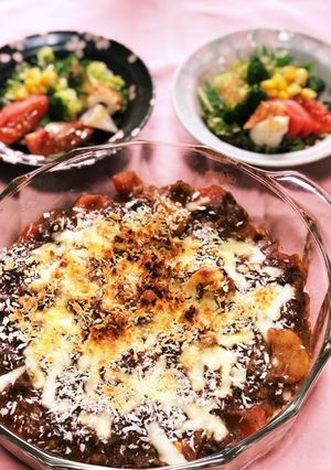 昨夜のカレーで簡単焼きカレー-レシピのメイン写真