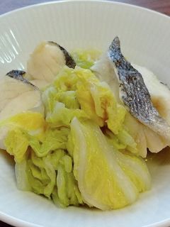 白菜とたらの酒蒸し-レシピのメイン写真