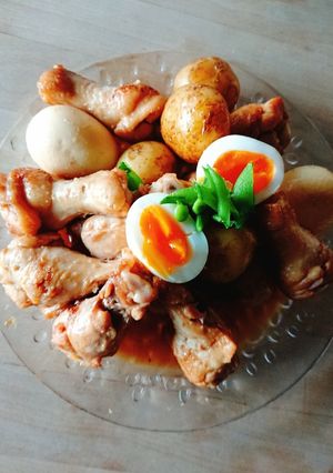 新じゃがと手羽元のてりってり煮★デパ地下-レシピのメイン写真