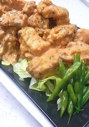 Ｃａｆeの味でオーロラソース和え♪-レシピのメイン写真