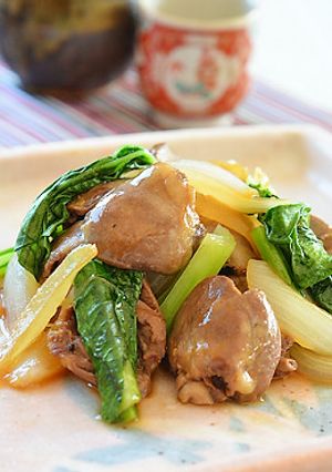 料理のための清酒でふっくら鶏ハツの甘辛煮-レシピのメイン写真