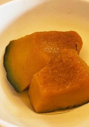 離乳食完了期　レンジでかぼちゃの煮物-レシピのメイン写真