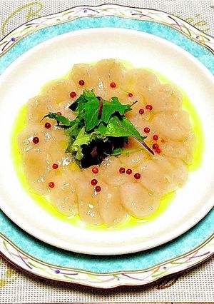 簡単ホタテのカルパッチョ 簡単おかず-レシピのメイン写真