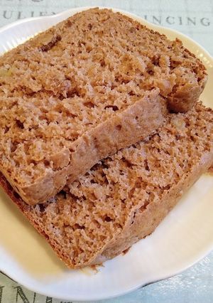 いつも作ってる全粒粉のクルミ食パン♪-レシピのメイン写真