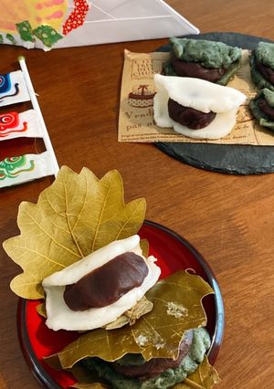 こどもの日に手作り柏餅-レシピのメイン写真