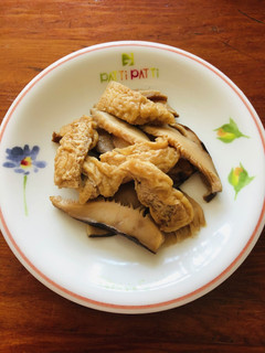 スライス干し椎茸と油揚げの含め煮-レシピのメイン写真