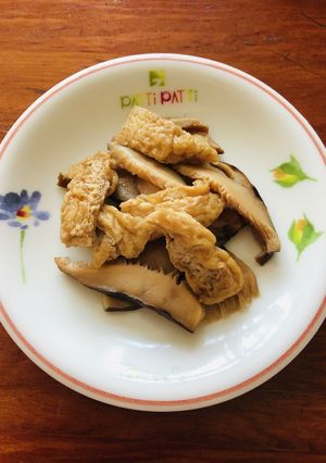 スライス干し椎茸と油揚げの含め煮-レシピのメイン写真