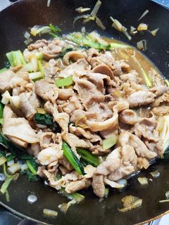 豚肉と小松菜の中華炒め-レシピのメイン写真