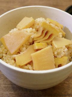 玄米で美味しく!タケノコばっかり混ぜご飯-レシピのメイン写真