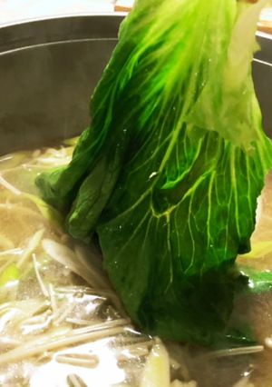 【大量消費】レタスの外葉のしゃぶしゃぶ-レシピのメイン写真