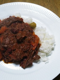 キューバ料理ロパビエハ(牛肉のトマト煮)-レシピのメイン写真
