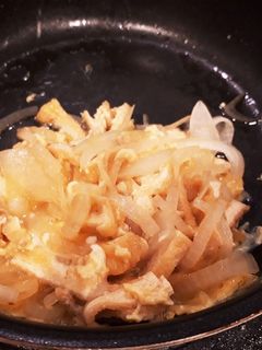 たまねぎと油あげのたまごとじ-レシピのメイン写真