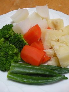 蒸し野菜の3種ソース-レシピのメイン写真