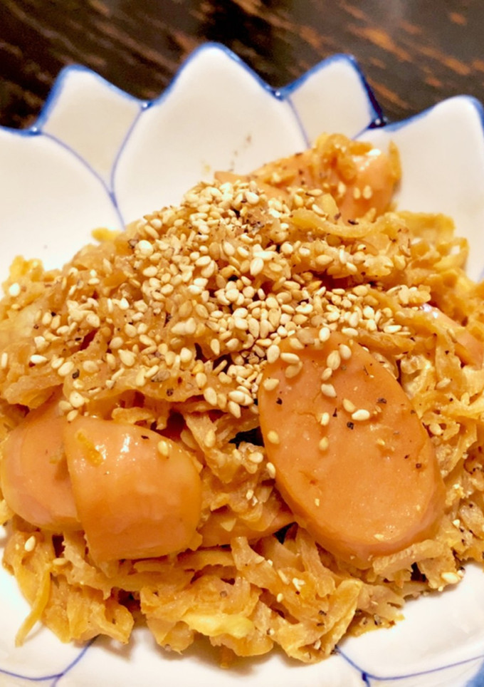 切り干し大根のニンニク風味のマヨ炒め♪-レシピのメイン写真