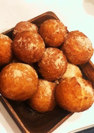 ホットケーキミックス餅入り簡単ドーナッツ-レシピのメイン写真