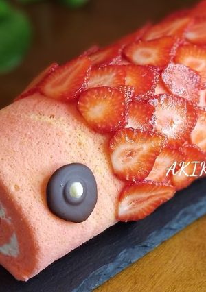 綺麗になれちゃう『鯉のぼりケーキ』-レシピのメイン写真