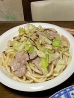 塩昆布入り焼きうどん-レシピのメイン写真