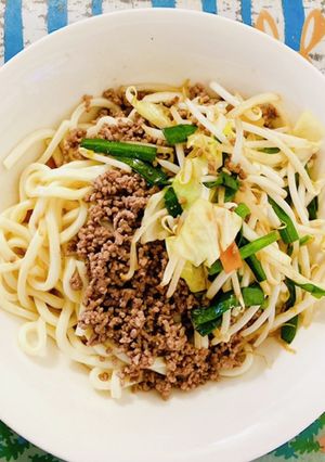 ナムルうどん-レシピのメイン写真