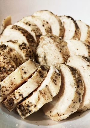 ついにでけた!ムネ肉しっとりペッパーハム-レシピのメイン写真