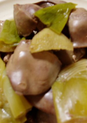 ヘルシー！ノンオイル！鶏レバーの中華煮！-レシピのメイン写真