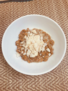 納豆をアレンジ♫あげ煎餅でザクザク美味!-レシピのメイン写真