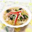 むくみ解消!もやしの春雨スープ♫