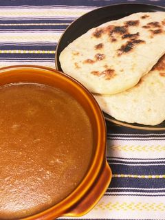ナンと一緒にベジタブルキーマカレー-レシピのメイン写真