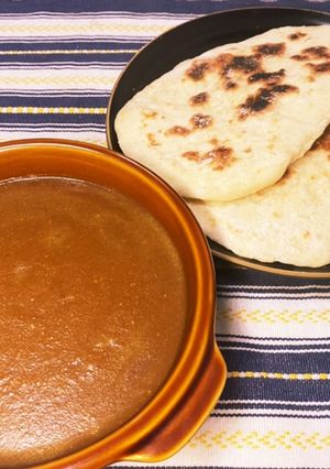 ナンと一緒にベジタブルキーマカレー-レシピのメイン写真
