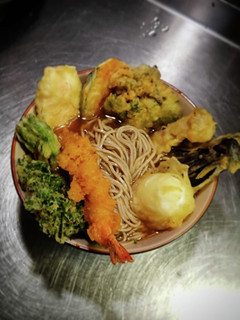 タラの芽、コゴメの天麩羅そば(*^3^)-レシピのメイン写真