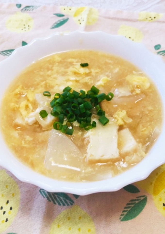 とろ〜り♡大根の中華風たまごスープ-レシピのメイン写真