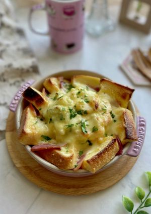 食パンとポテサラで作る簡単パンキッシュ-レシピのメイン写真