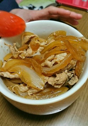 甘辛豚丼-レシピのメイン写真