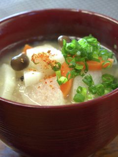 今日の味噌汁★長芋のお味噌汁【動画】-レシピのメイン写真