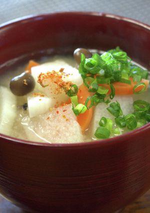今日の味噌汁★長芋のお味噌汁【動画】-レシピのメイン写真