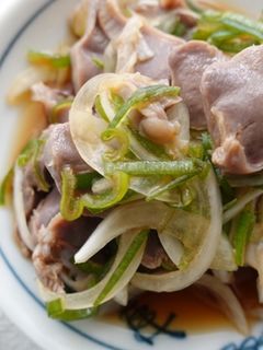 砂肝と新玉のネギポン酢(セブンイレブン風-レシピのメイン写真