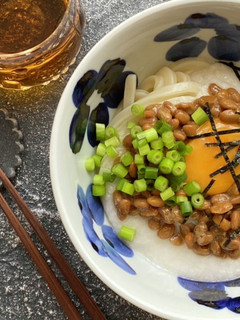 ネバとろ納豆うどん-レシピのメイン写真