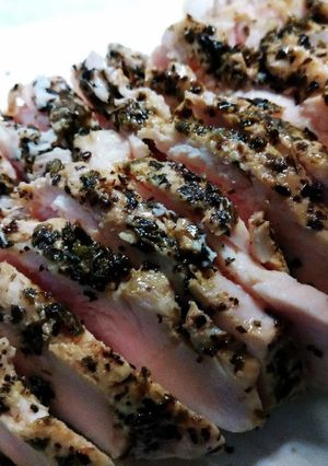 しっとり美味しい♪バジルサラダチキン-レシピのメイン写真
