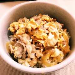 รูปของ 【パパ料理】たまには他人丼
