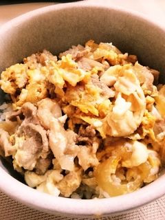 【パパ料理】たまには他人丼-レシピのメイン写真