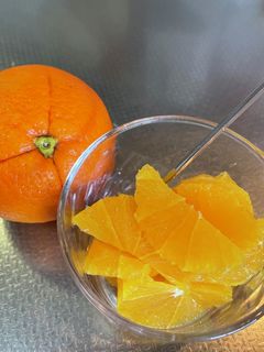 オレンジを食べやすくカット-レシピのメイン写真