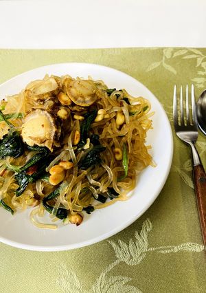 レクチンフリー☆ガーリックギー醤油パスタ-レシピのメイン写真