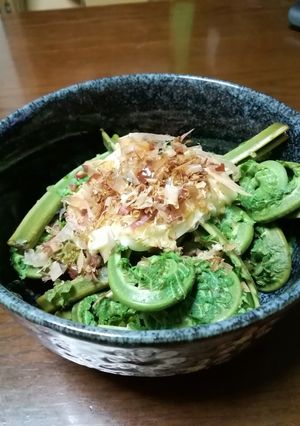 こごみの醤油マヨネーズ和え-レシピのメイン写真
