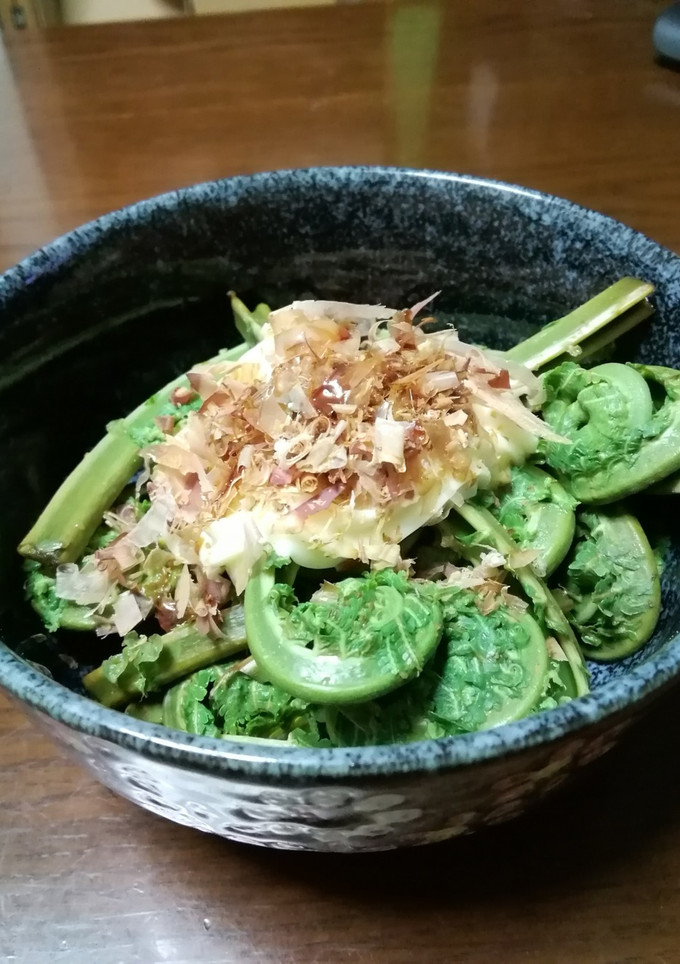 こごみの醤油マヨネーズ和え-レシピのメイン写真